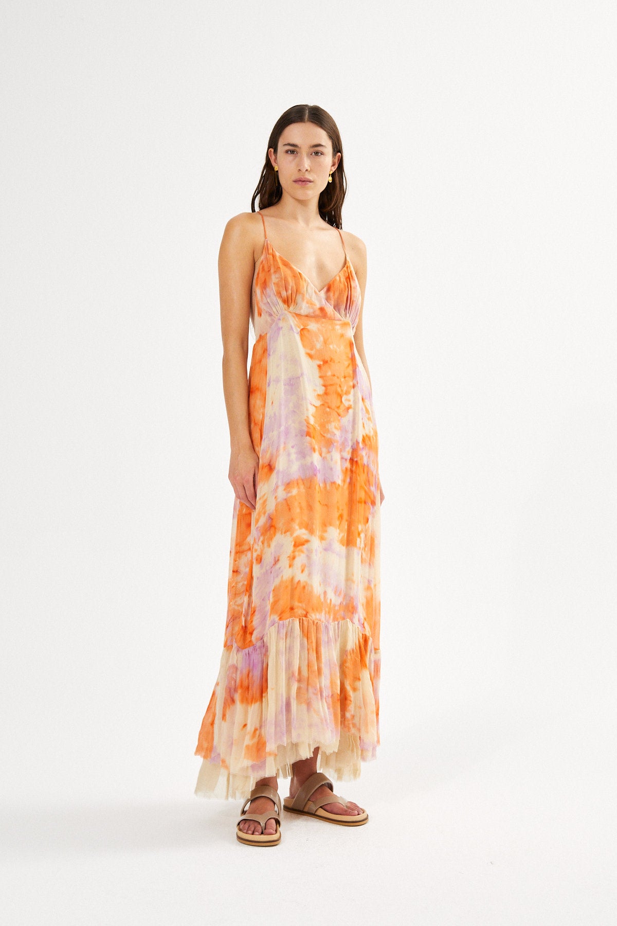 Fusion string dress - Farida I Lemon combo