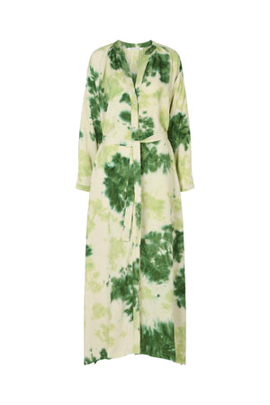 Fusion belt dress - Ingela I Emerald combo