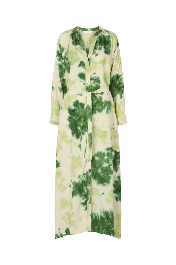 Fusion belt dress - Ingela I Emerald combo