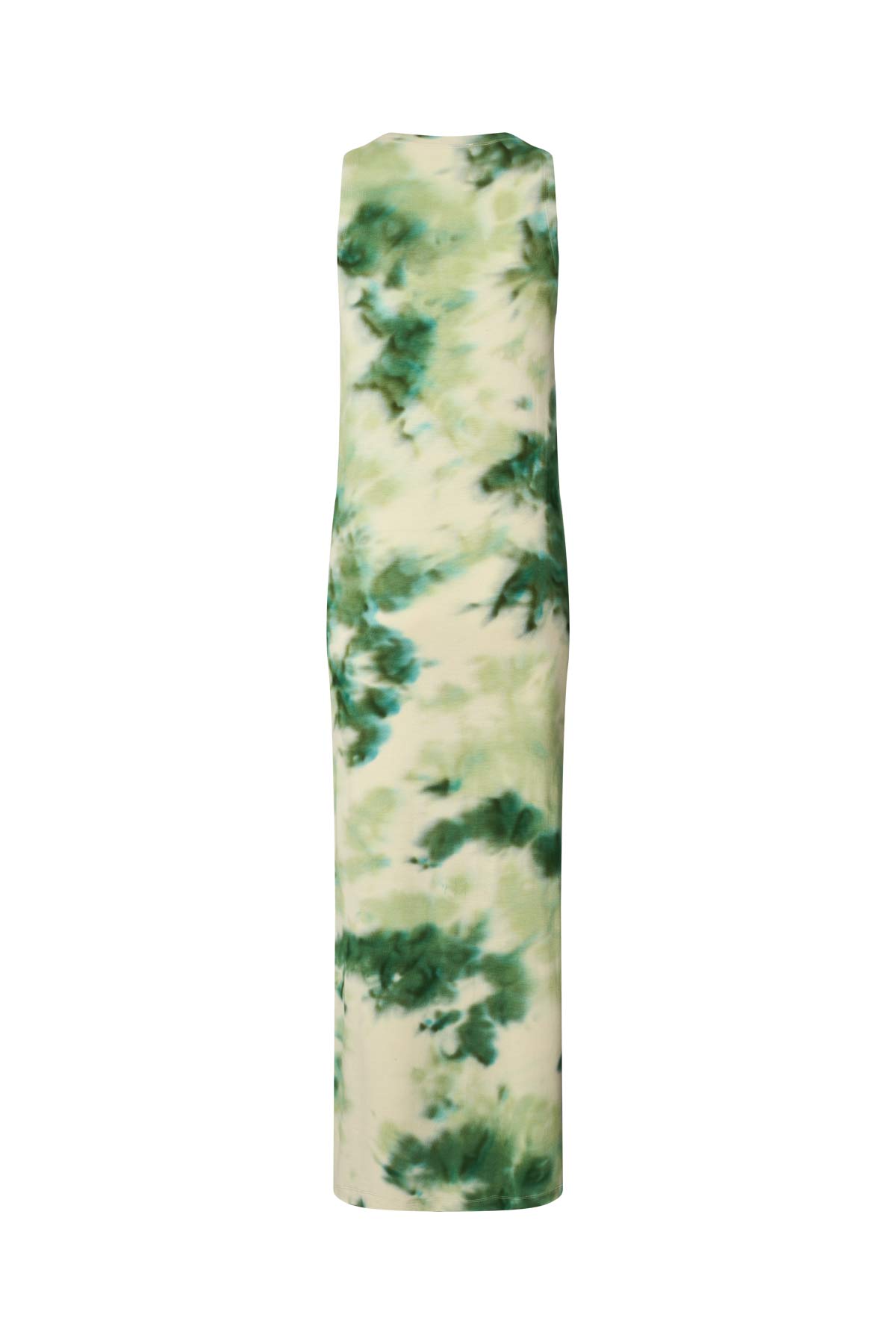 Fusion long tank dress - Niara I Emerald combo
