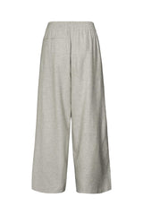 Everdeen - Drapy tailoring relaxed pants I Grey melange