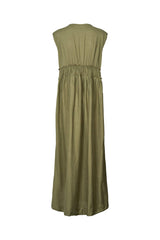 Harmonie - Cotton long dress I Raw lumber