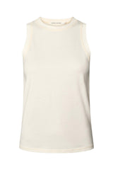 Johnny - Pima jersey tank top I Chalk