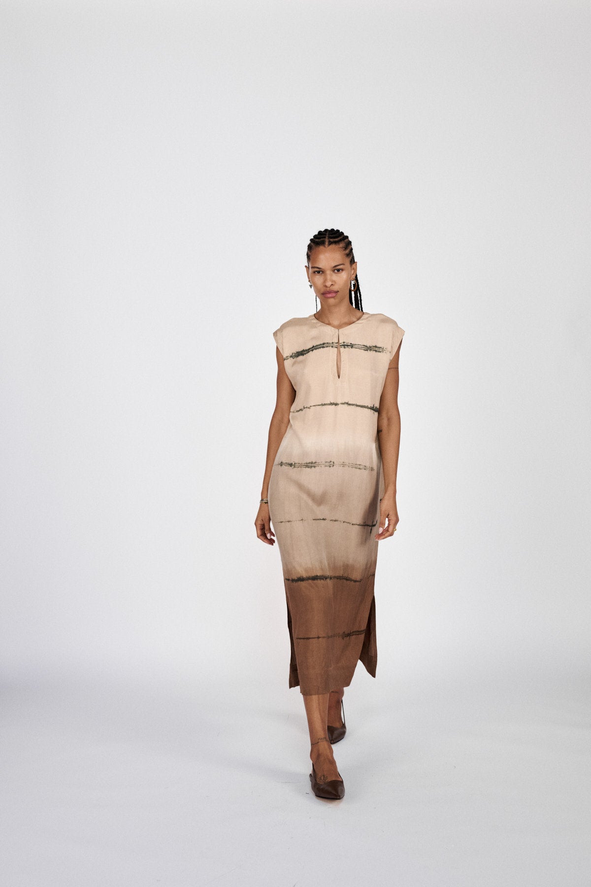 Lecia - Nuance dress I Chocolate combo