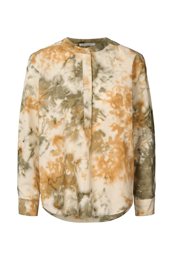 Mebel - Abstract cotton shirt I Forest combo
