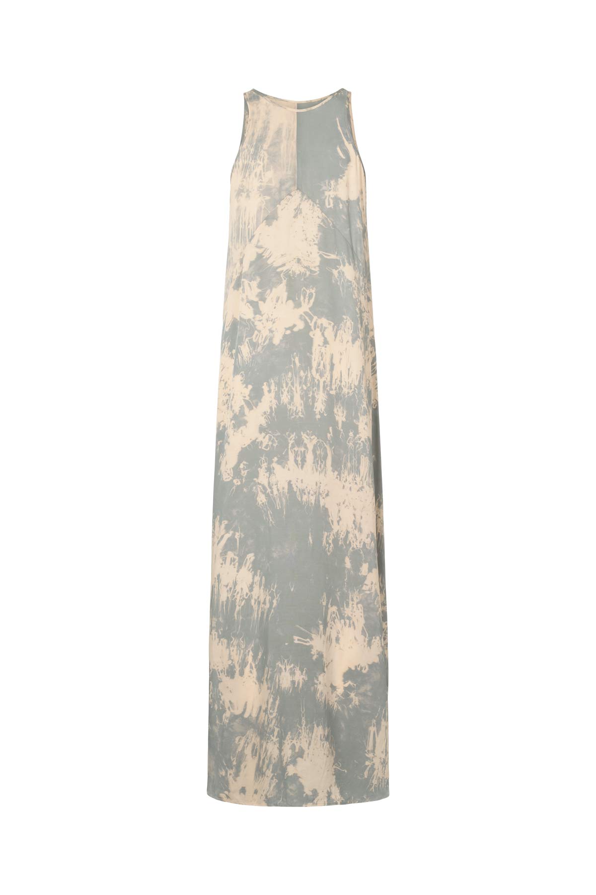 Ian - Misty long dress I Aluminium combo