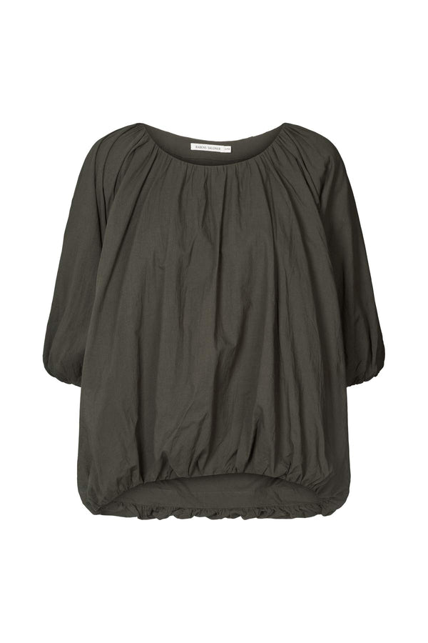Rachelle - Voile cloud blouse I Pirate black