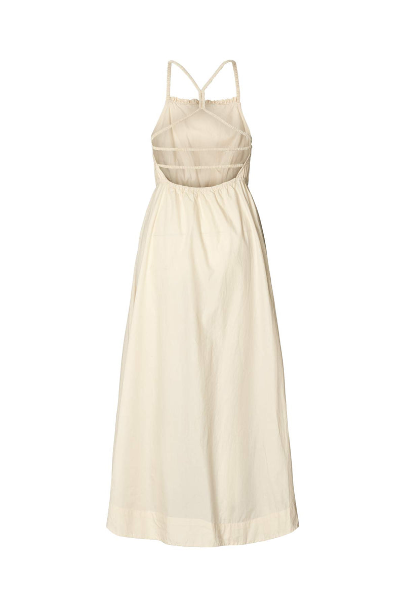 Cylle - Poplin elastic dress I Champagne