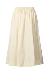 Guri - Poplin heavy full skirt I Champagne