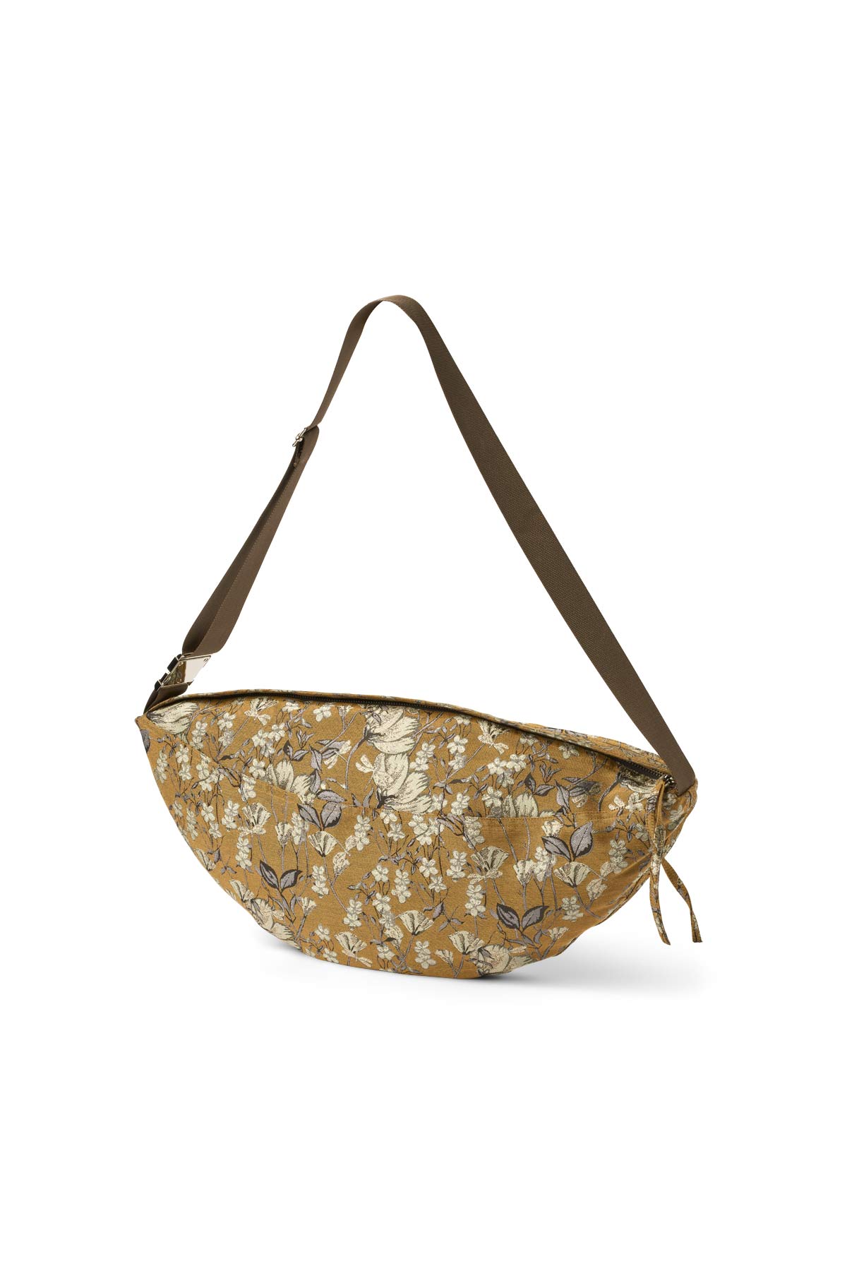 Mona - Ottoman jacquard cross bag I Golden combo