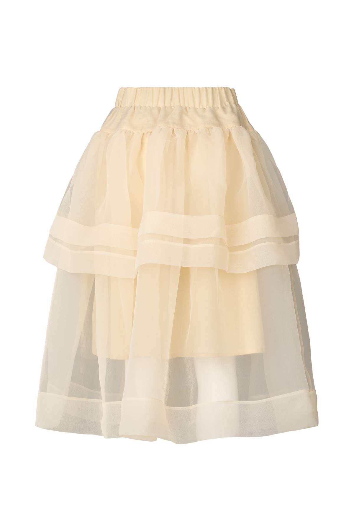 Falka - Organza layer skirt I Bisque