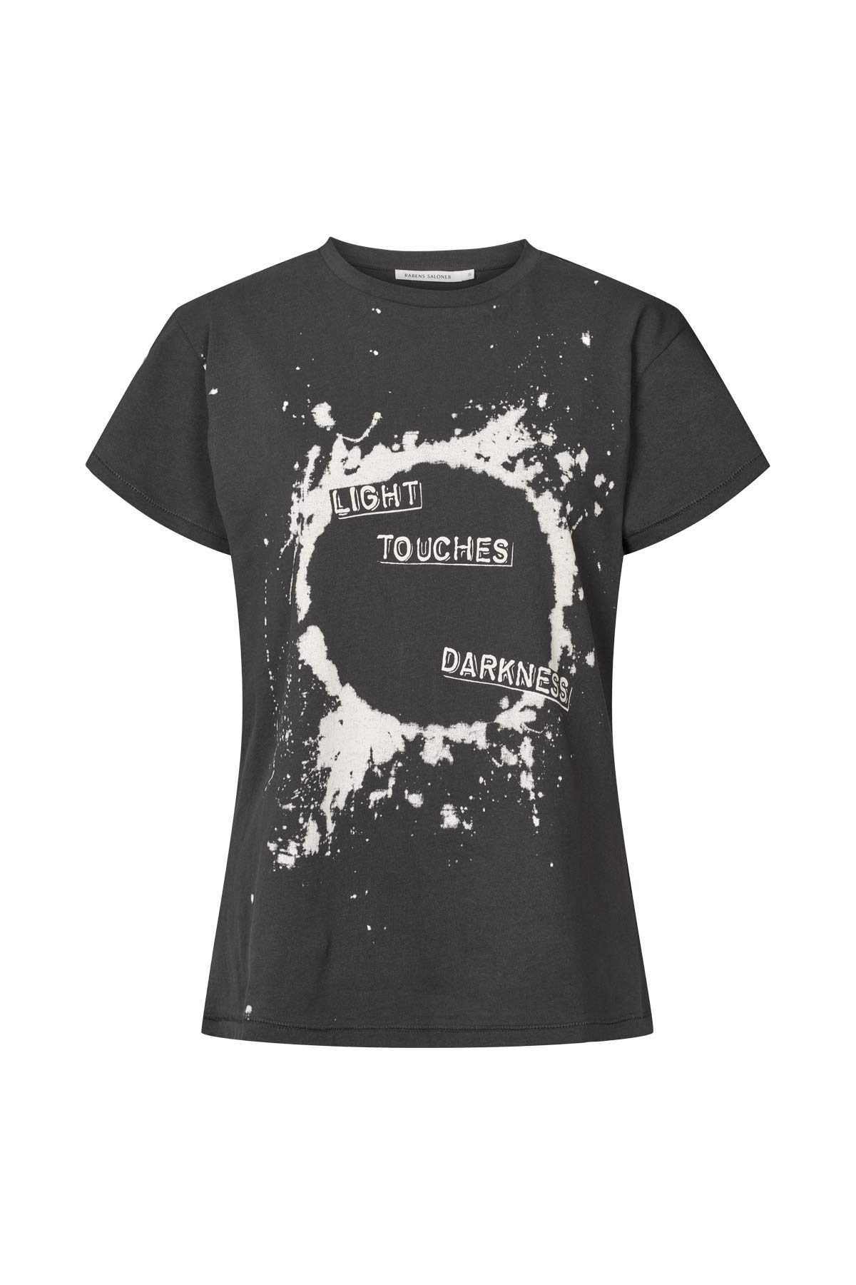Ambla - Eclipsed print t-shirt I Faded black