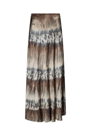 Willie - Arizona long A-line skirt I Cement combo