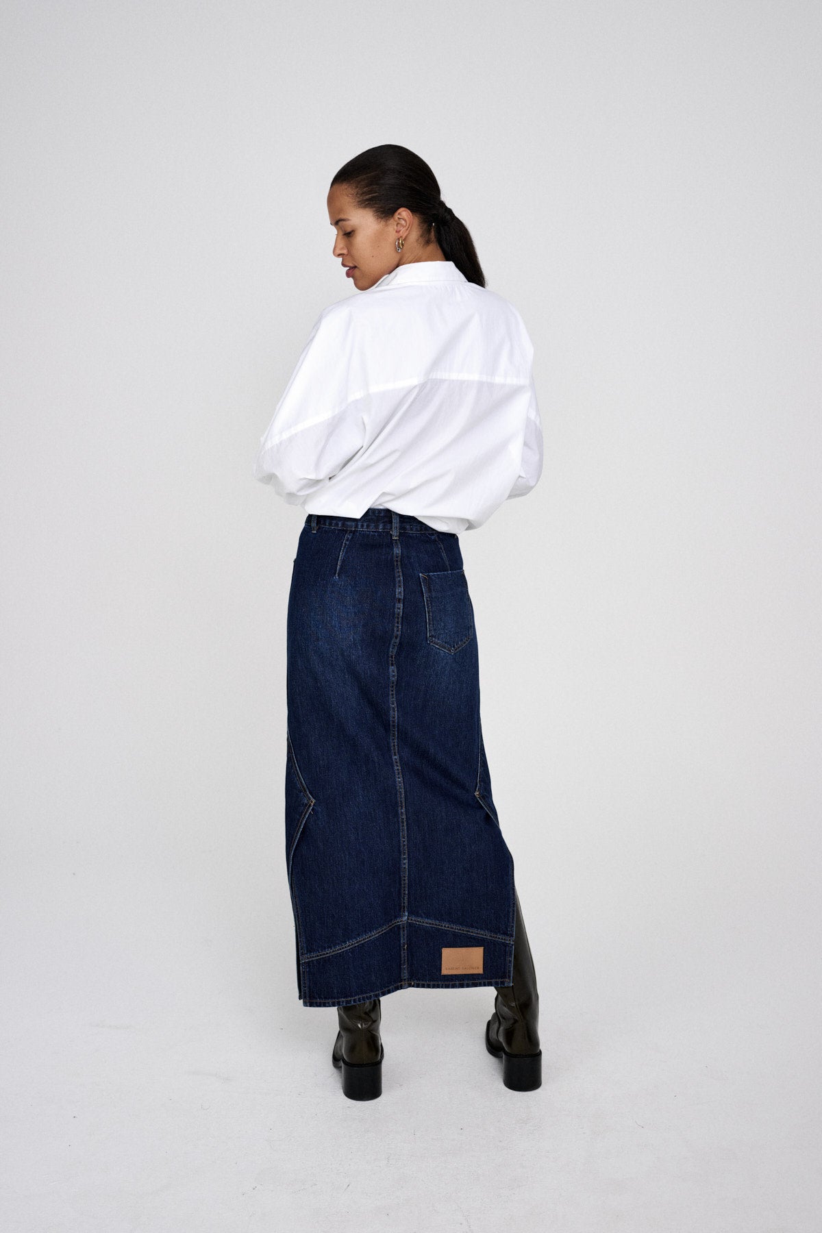 Chloe - Poplin full shirt I White