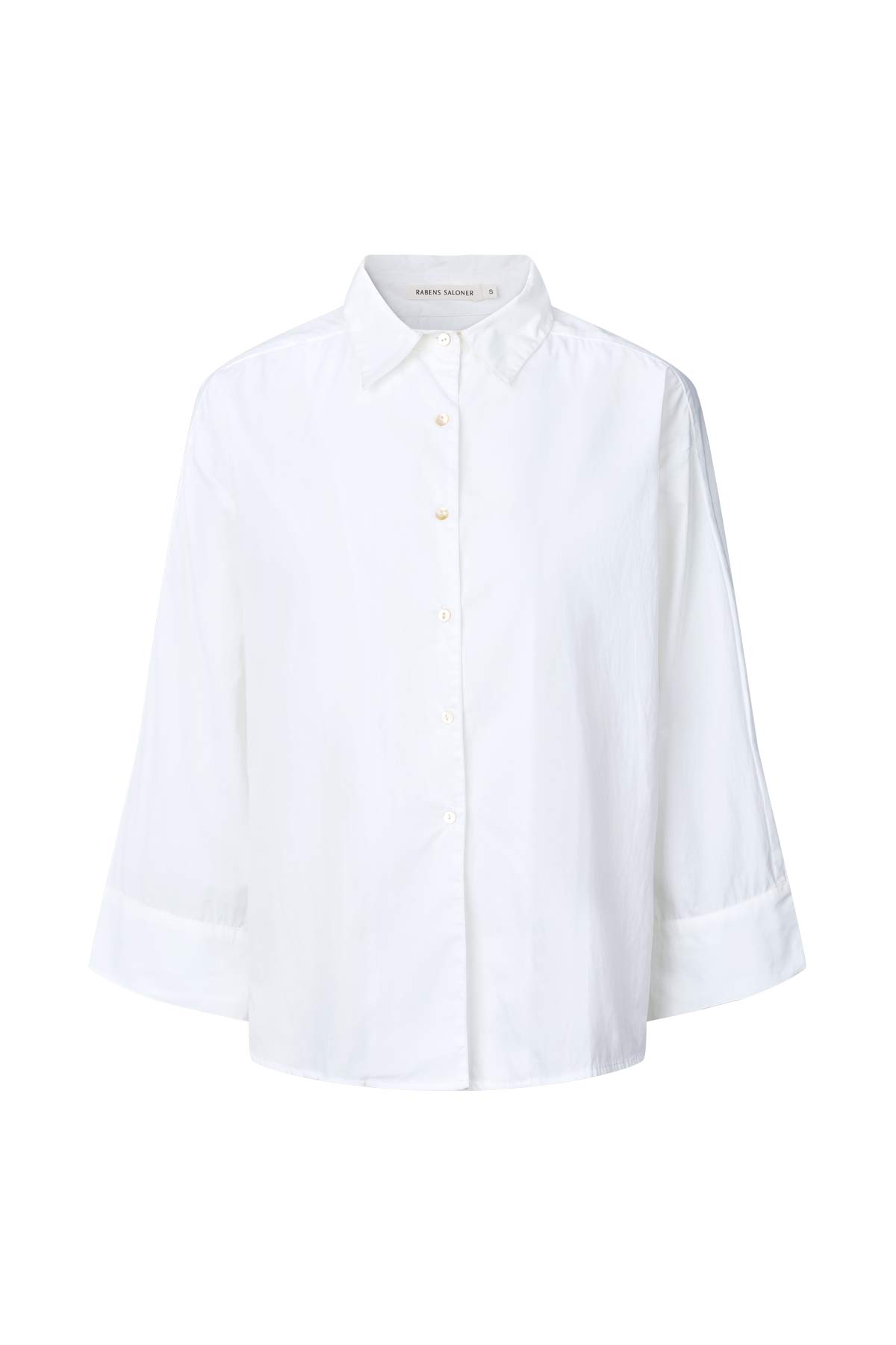 Chloe - Poplin full shirt I White