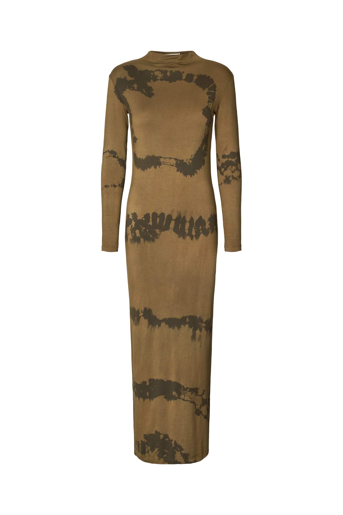 Lykka - Cosmic long jersey dress I Timber combo