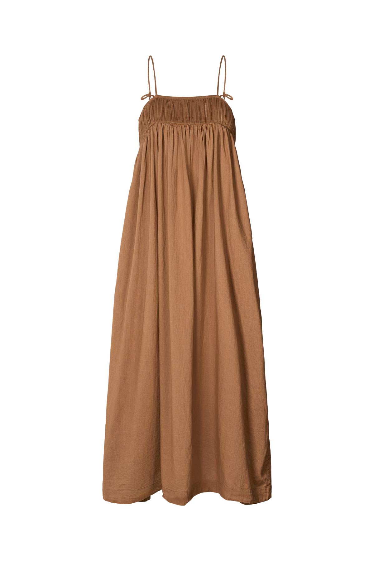 Dorrit - Cotton angel string dress I Chestnut