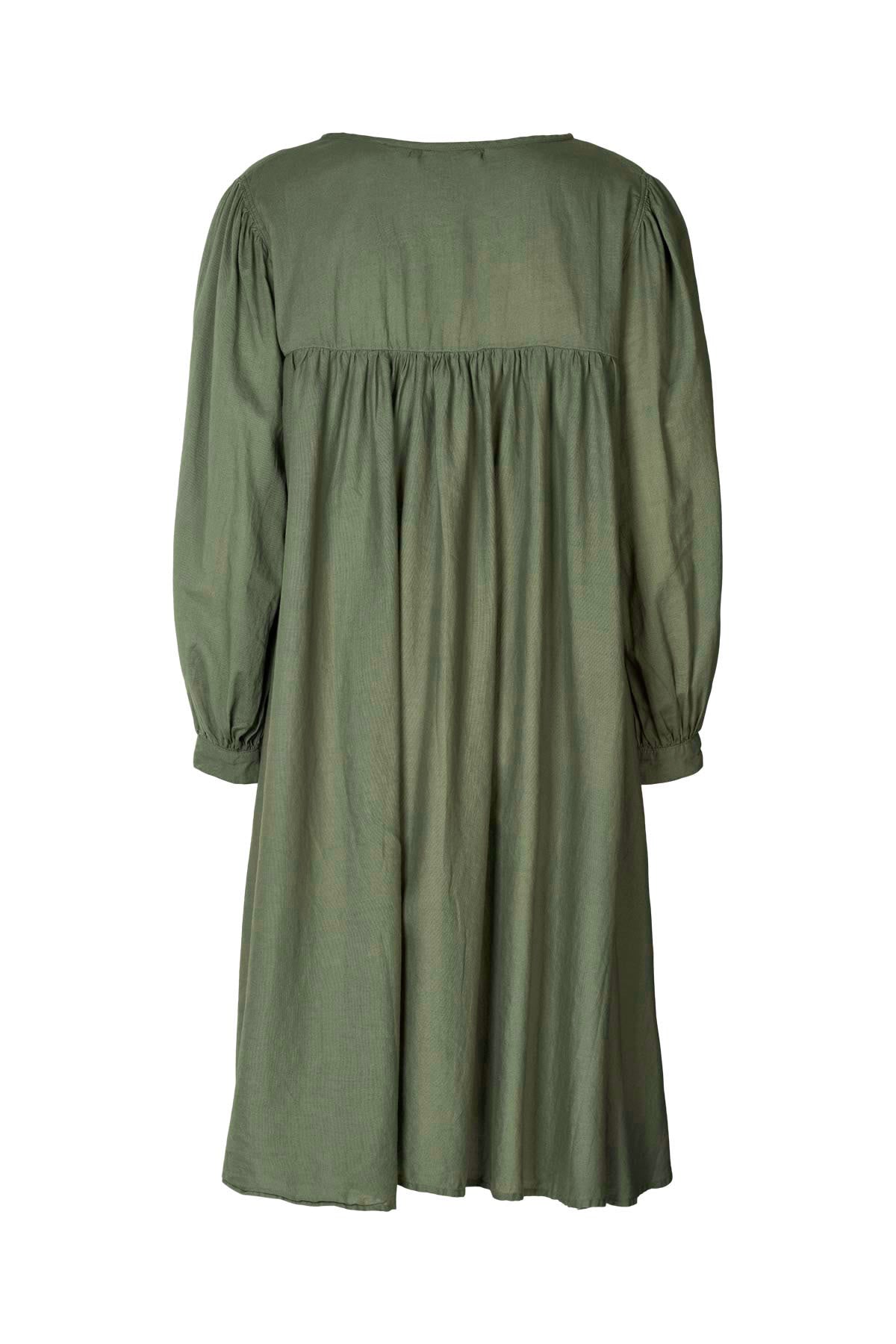 Elda - Cotton full sleeve dress I Macadan