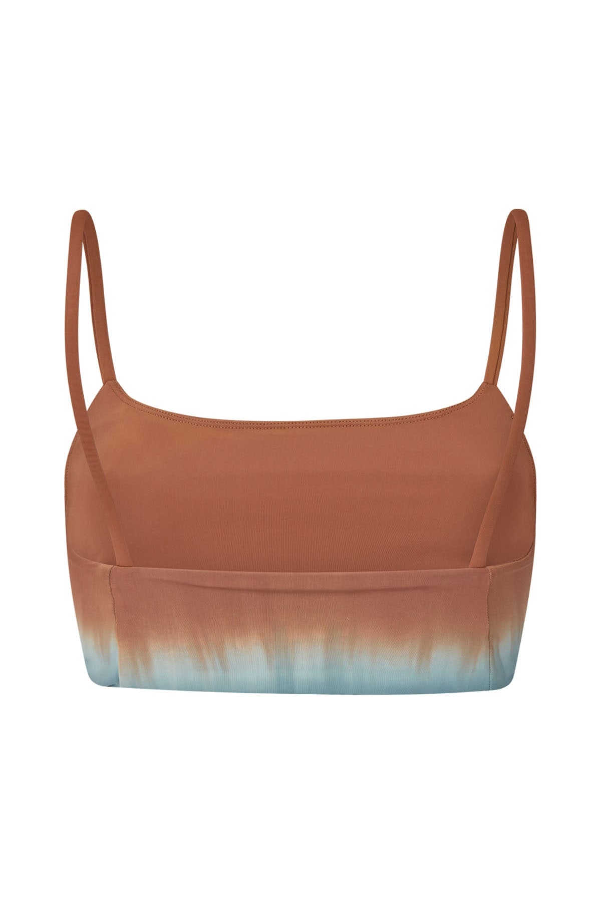 Rudy - Fusion bandeau string top I Cognac grey combo