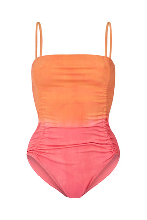 Sali - Fusion swimsuit I Mandarin pink