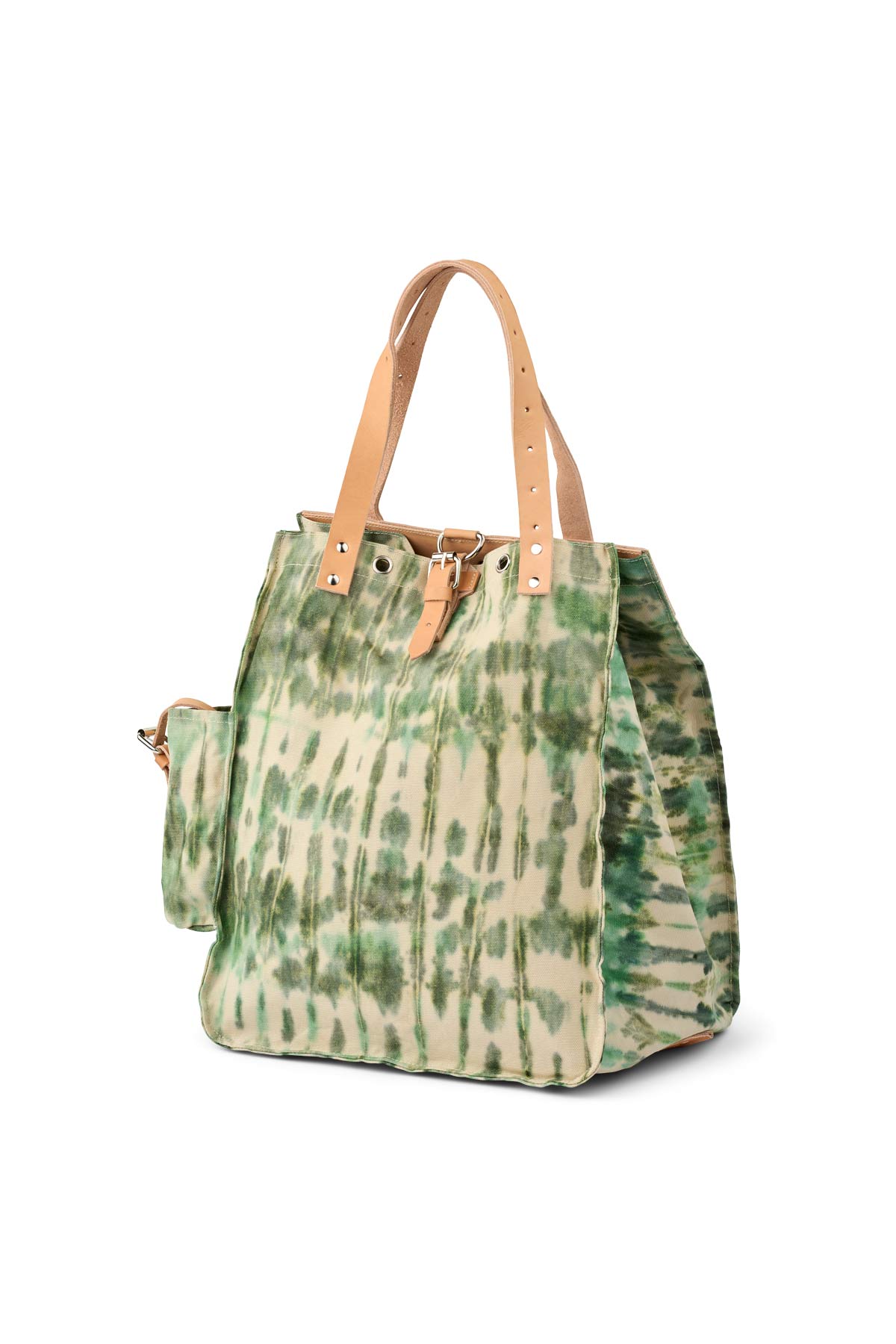 Ceci - Fossil with leather large bag I Army combo