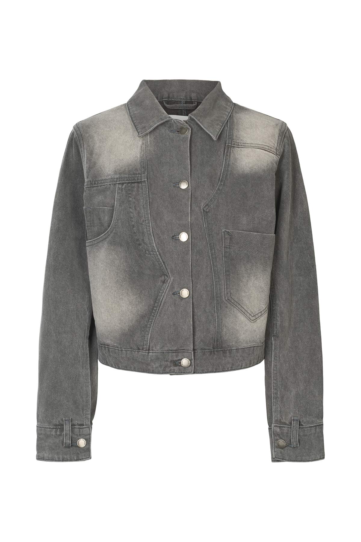 Janny - Grey denim jacket I Washed grey