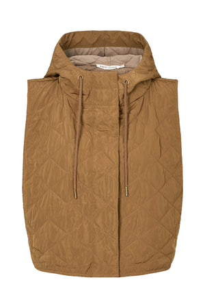 Nyx - Tech quilt vest I Chestnut