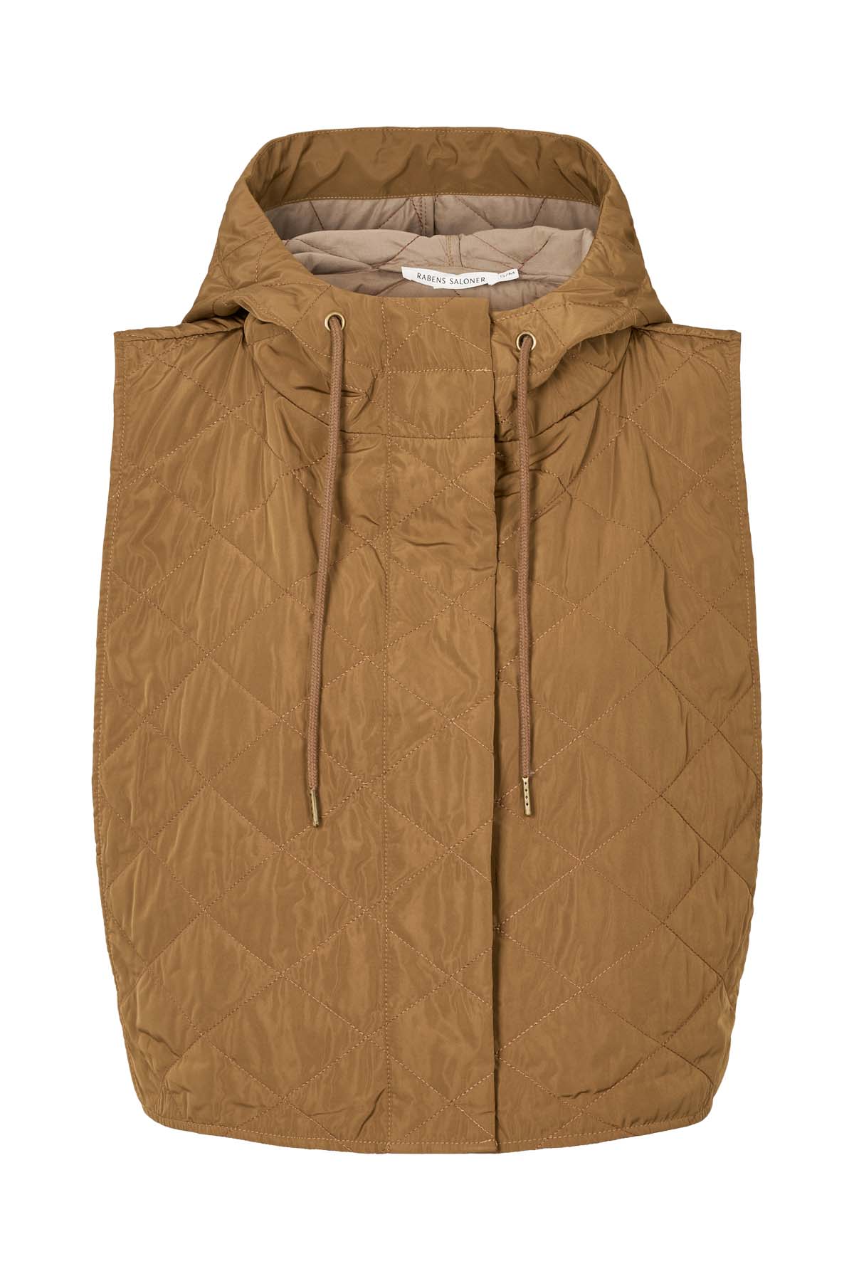 Nyx - Tech quilt vest I Chestnut