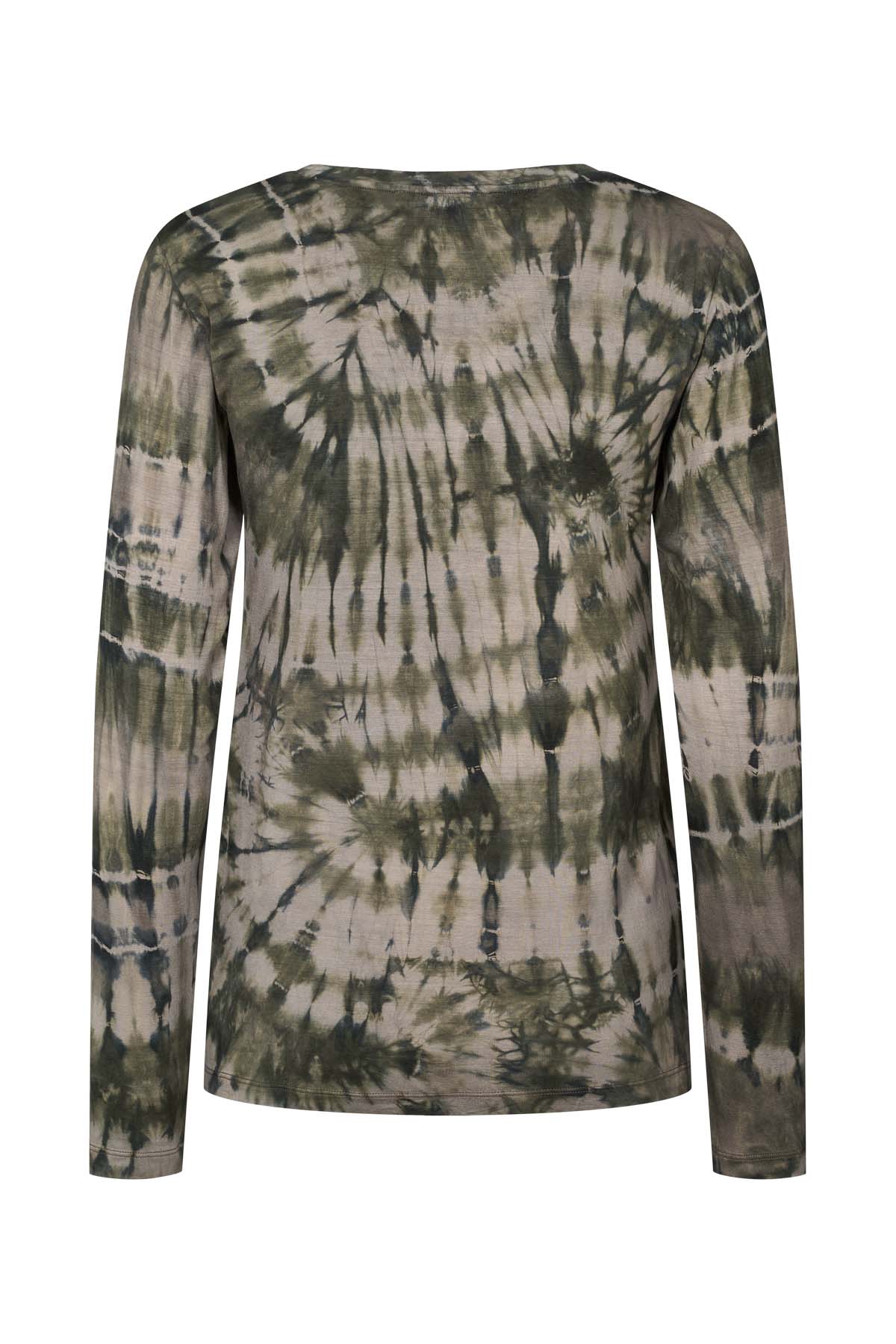 Xenia - Lava jersey t-shirt I Grey green combo