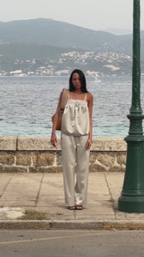 Techno drape bustier - Paris I Acid yellow